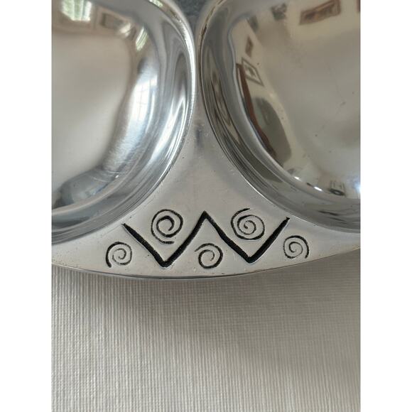 Wilton Armetale Reggae Vintage Chip and Dip Platter NWT - Picture 2 of 7